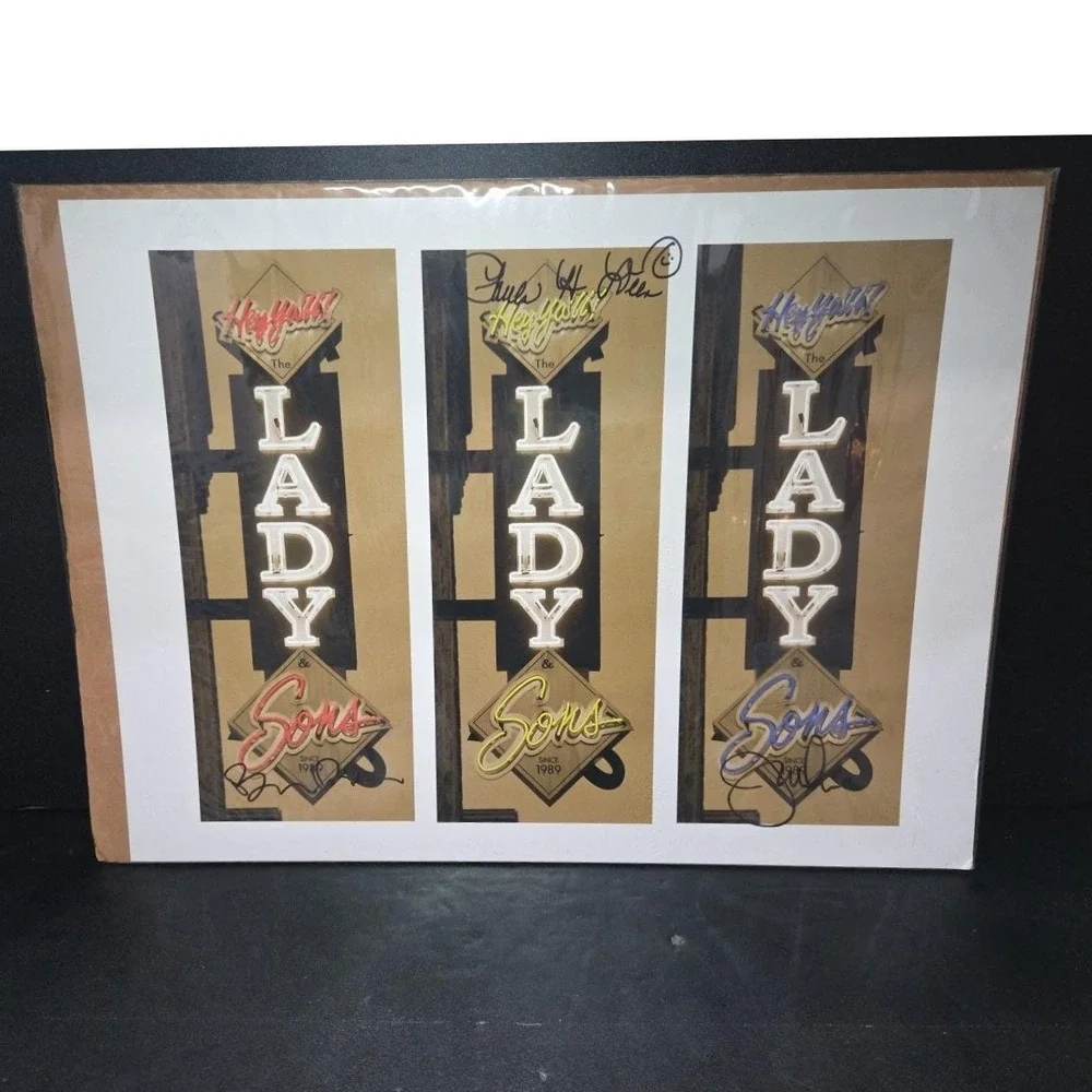 Paula Deen Signed Picture, The‎ Lady & Sons Restaurant Photo, Southern Culinary